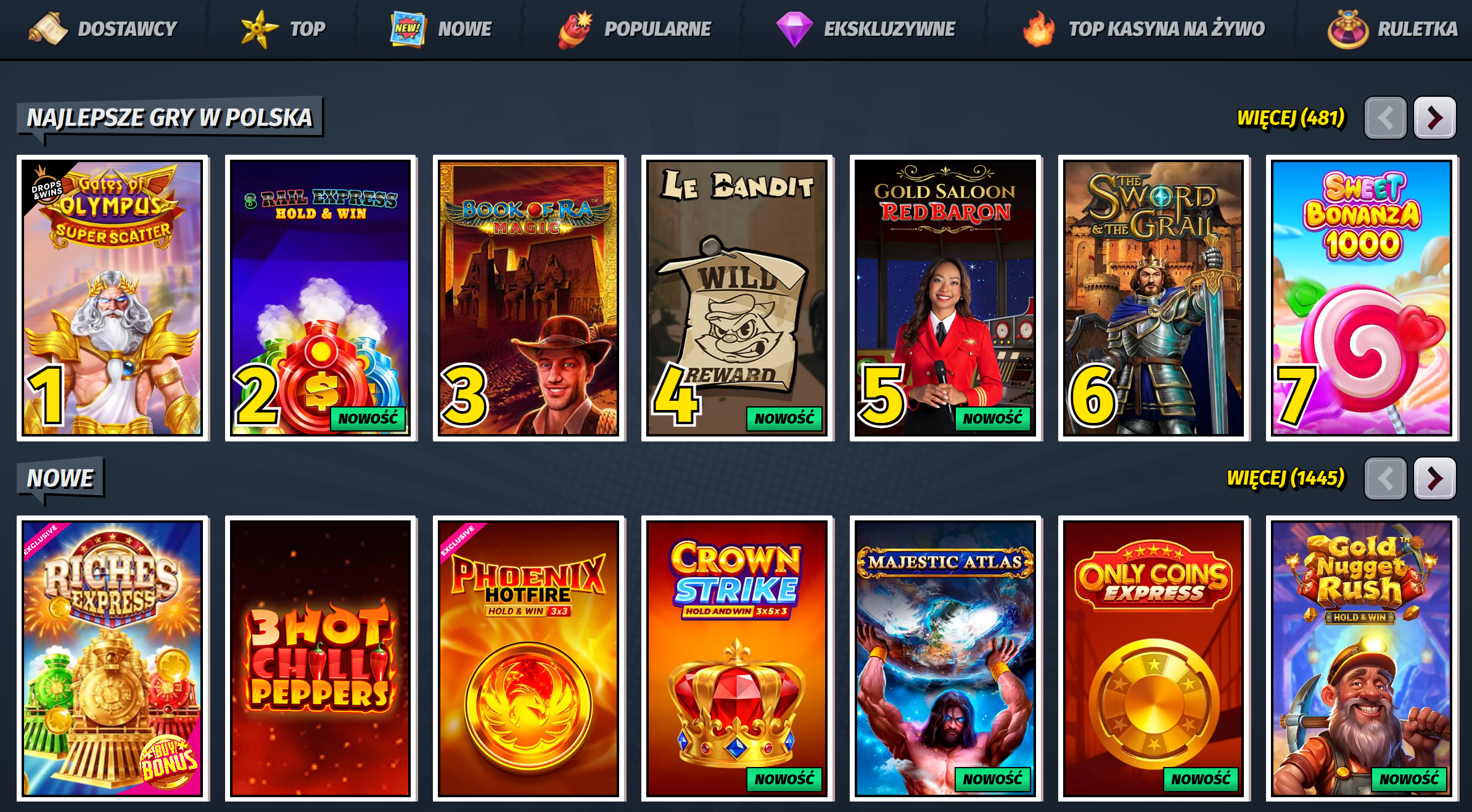 Gry i automaty w kasynie